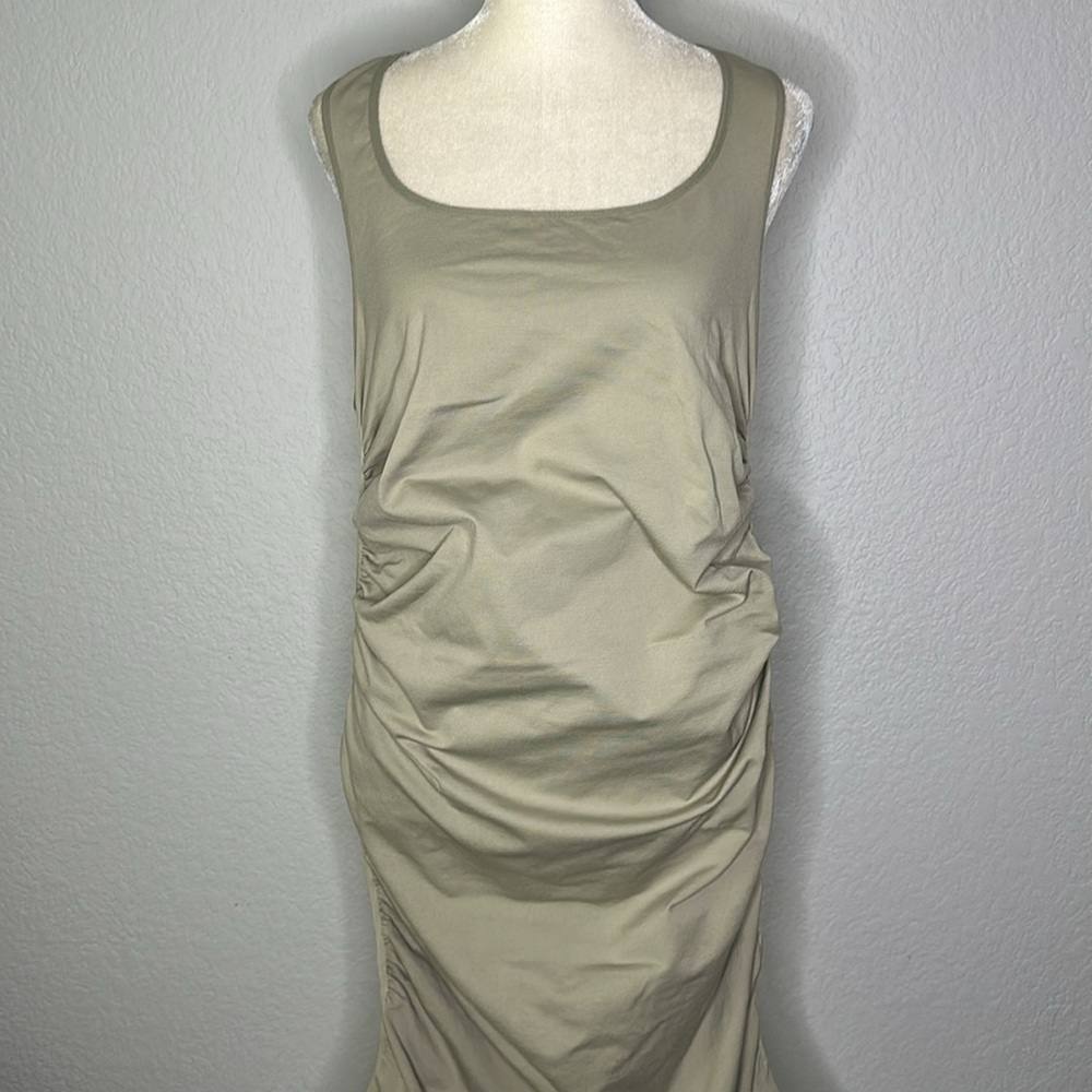 Blanqi Racer Back Tank Dress Maternity M/L - Picture 3 of 12
